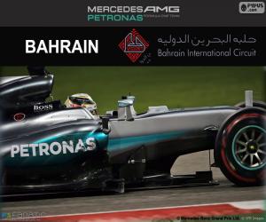 пазл Гамильтон Гран-при Бахрейна 2016